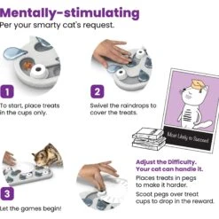 Nina Ottosson By Outward Hound Rainy Day Puzzle & Play Cat Toy -Wellness Sales Store 227102 PT5. AC SS1800 V1636519621