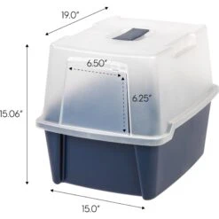 IRIS USA Enclosed With Front Door Flap & Scoop Cat Litter Box 13 IRIS USA Enclosed With Front Door Flap & Scoop Cat Litter Box -Wellness Sales Store 231660 PT4. AC SS1800 V1680808957