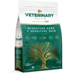 Veterinary Select Digestive Care + Sensitive Skin Dry Cat Food, 4-lb Bag