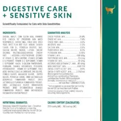 Veterinary Select Digestive Care + Sensitive Skin Dry Cat Food, 4-lb Bag 11 Veterinary Select Digestive Care + Sensitive Skin Dry Cat Food, 4-lb Bag -Wellness Sales Store 238585 PT4. AC SS1800 V1591728487