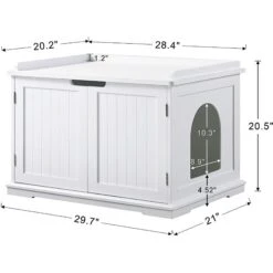 Unipaws Decorative Cat Litter Box Enclosure 12 Unipaws Decorative Cat Litter Box Enclosure -Wellness Sales Store 241607 PT6. AC SS1800 V1631605006