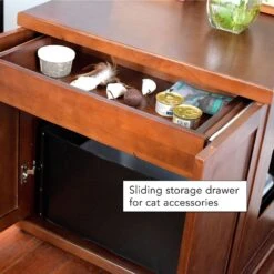 The Refined Feline Refined Deluxe Cat Litter Box -Wellness Sales Store 258419 PT3. AC SS1800 V1603410108