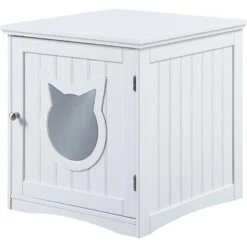 Sweet Barks Wooden Side Table Cat Litter Box Enclosure -Wellness Sales Store 258686 PT7. AC SS1800 V1603833101