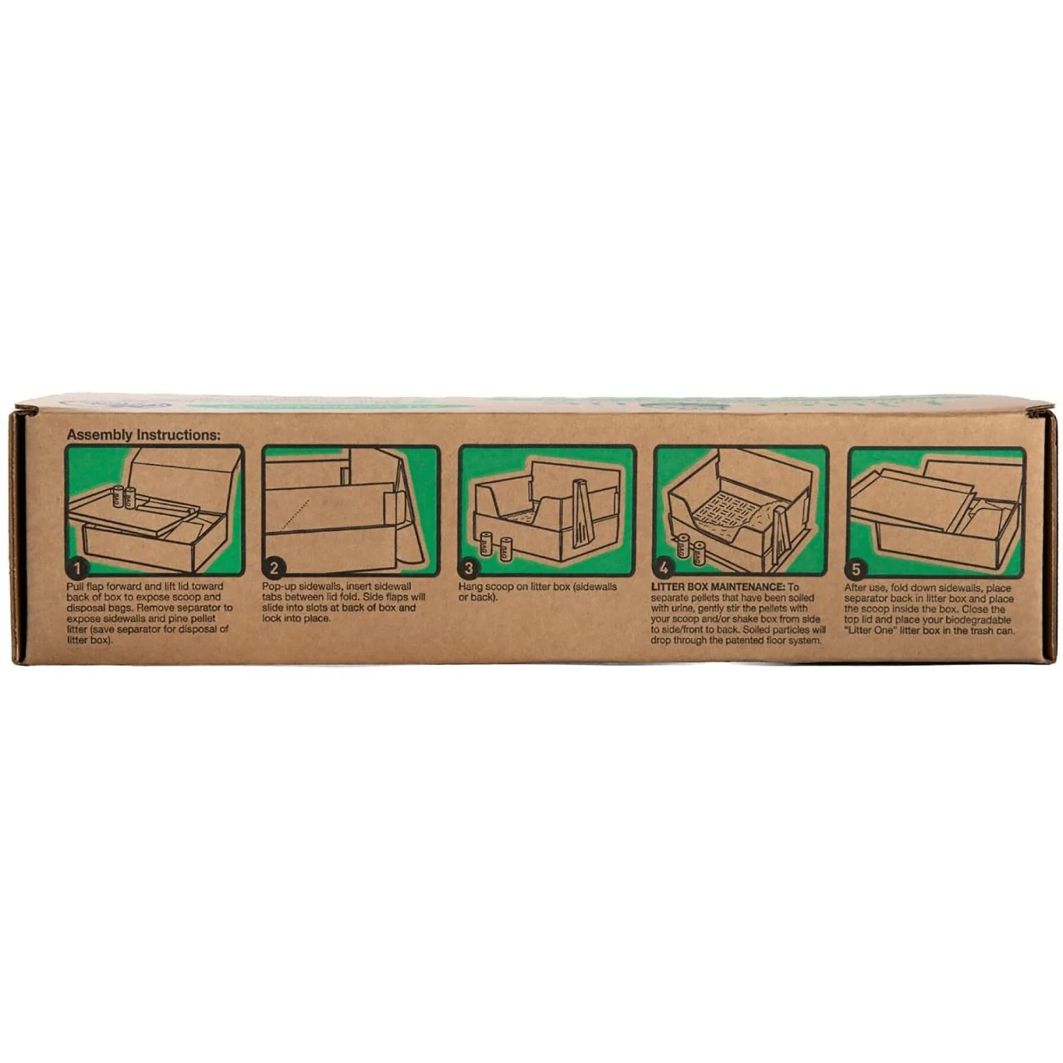 Litter One Biodegradable Disposable Cat Litter Box Kit 6 Litter One Biodegradable Disposable Cat Litter Box Kit - Image 6