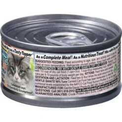 Gentle Giants Natural Non-GMO Tuna Grain-Free Cat & Kitten Canned Cat Food, 3-oz, Case Of 24 11 Gentle Giants Natural Non-GMO Tuna Grain-Free Cat & Kitten Canned Cat Food, 3-oz, Case Of 24 -Wellness Sales Store 263204 PT3. AC SS1800 V1690829870