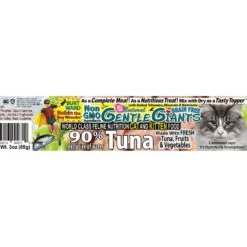 Gentle Giants Natural Non-GMO Tuna Grain-Free Cat & Kitten Canned Cat Food, 3-oz, Case Of 24 13 Gentle Giants Natural Non-GMO Tuna Grain-Free Cat & Kitten Canned Cat Food, 3-oz, Case Of 24 -Wellness Sales Store 263204 PT5. AC SS1800 V1690829809