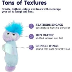 Catstages Swat N Treat Fairy Kicker Cat Toy With Catnip, Purple -Wellness Sales Store 280192 PT3. AC SS1800 V1636512677