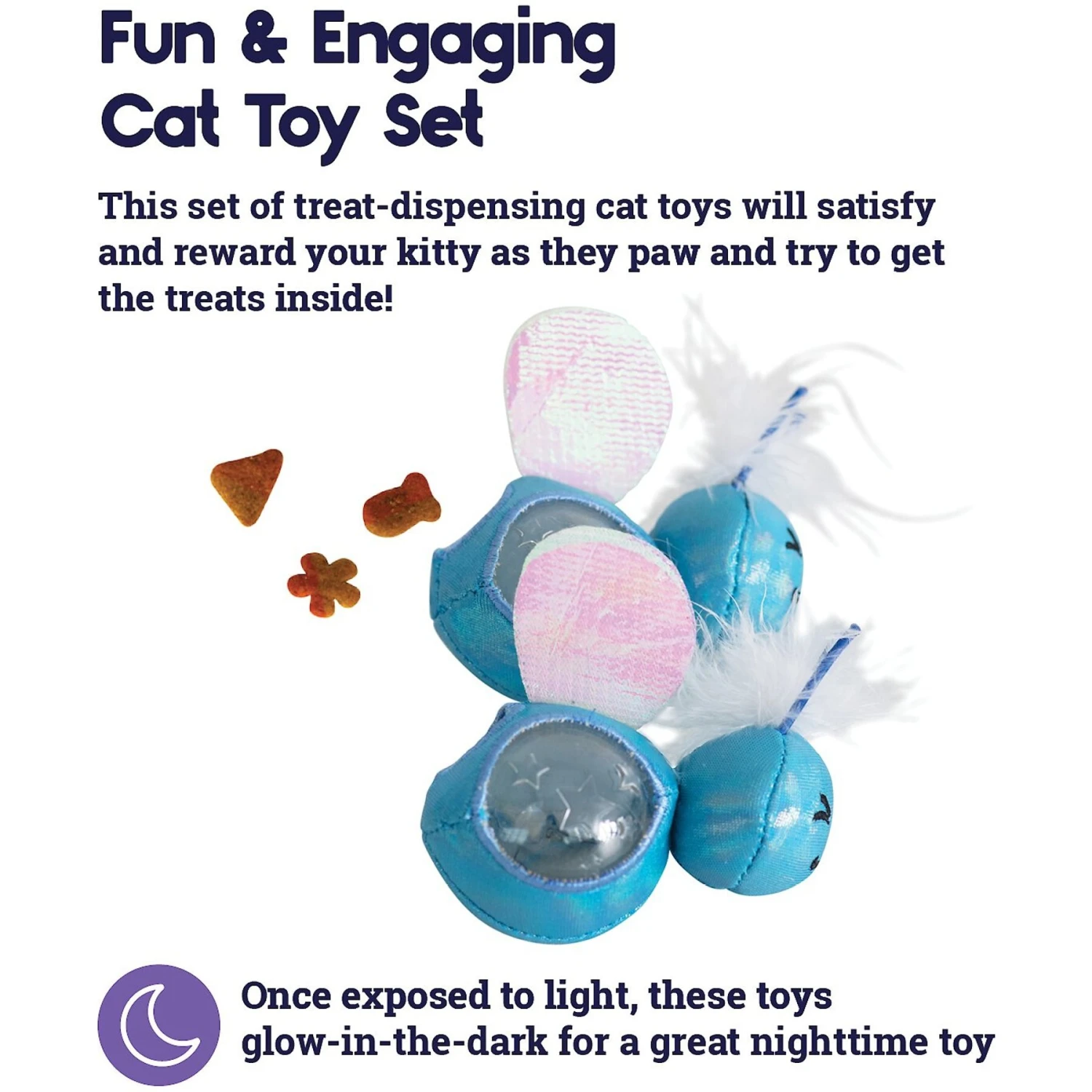 Catstages Firefly Treat Stuffer Cat Toy, 2 Count 2 Catstages Firefly Treat Stuffer Cat Toy, 2 Count - Image 2