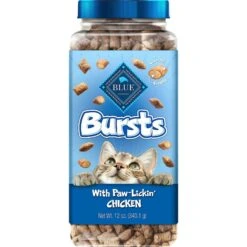 Blue Buffalo Wilderness Chicken Recipe Grain-Free Dry Cat Food & Blue Buffalo Bursts With Paw-Licken Chicken Cat Treats 11 Blue Buffalo Wilderness Chicken Recipe Grain-Free Dry Cat Food & Blue Buffalo Bursts With Paw-Licken Chicken Cat Treats -Wellness Sales Store 292746 PT4. AC SS1800 V1620015130