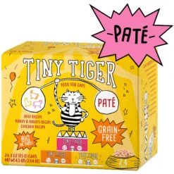 Tiny Tiger Pate Beef & Poultry Recipes Variety Pack Grain-Free Canned Cat Food & Fancy Feast Classic Poultry & Beef Pate Collection Feast Variety Pack Wet Cat Food -Wellness Sales Store 293934 PT5. AC SS1800 V1692897357