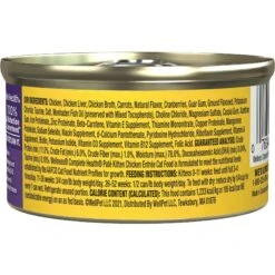 Wellness Complete Health Kitten Chicken Entree Recipe Natural Canned Cat Food & Wellness CORE Natural Grain-Free Turkey & Chicken Liver Pate Canned Kitten Food -Wellness Sales Store 294276 PT2. AC SS1800 V1621981987