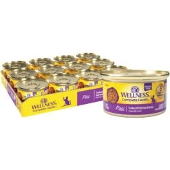 American Journey Pate Salmon Recipe Grain-Free Canned Cat Food, 3-oz Can, 24 Count & Wellness Complete Health Turkey & Salmon Formula Grain-Free Natural Canned Cat Food 14 American Journey Pate Salmon Recipe Grain-Free Canned Cat Food, 3-oz Can, 24 Count & Wellness Complete Health Turkey & Salmon Formula Grain-Free Natural Canned Cat Food -Wellness Sales Store 297798 PT5. AC SS1800 V1694612913