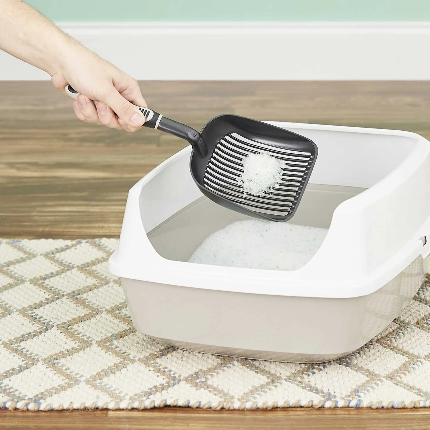 KittyGoHere Senior Cat Litter Box & Dr. Elsey's Senior Crystal Cat Litter 6 KittyGoHere Senior Cat Litter Box & Dr. Elsey's Senior Crystal Cat Litter - Image 6