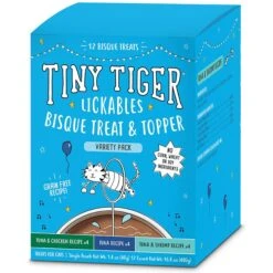 Tiny Tiger, Lickables, Variety Pack, Bisque Cat Treat & Topper 15 Tiny Tiger, Lickables, Variety Pack, Bisque Cat Treat & Topper -Wellness Sales Store 299262 PT8. AC SS1800 V1668548679