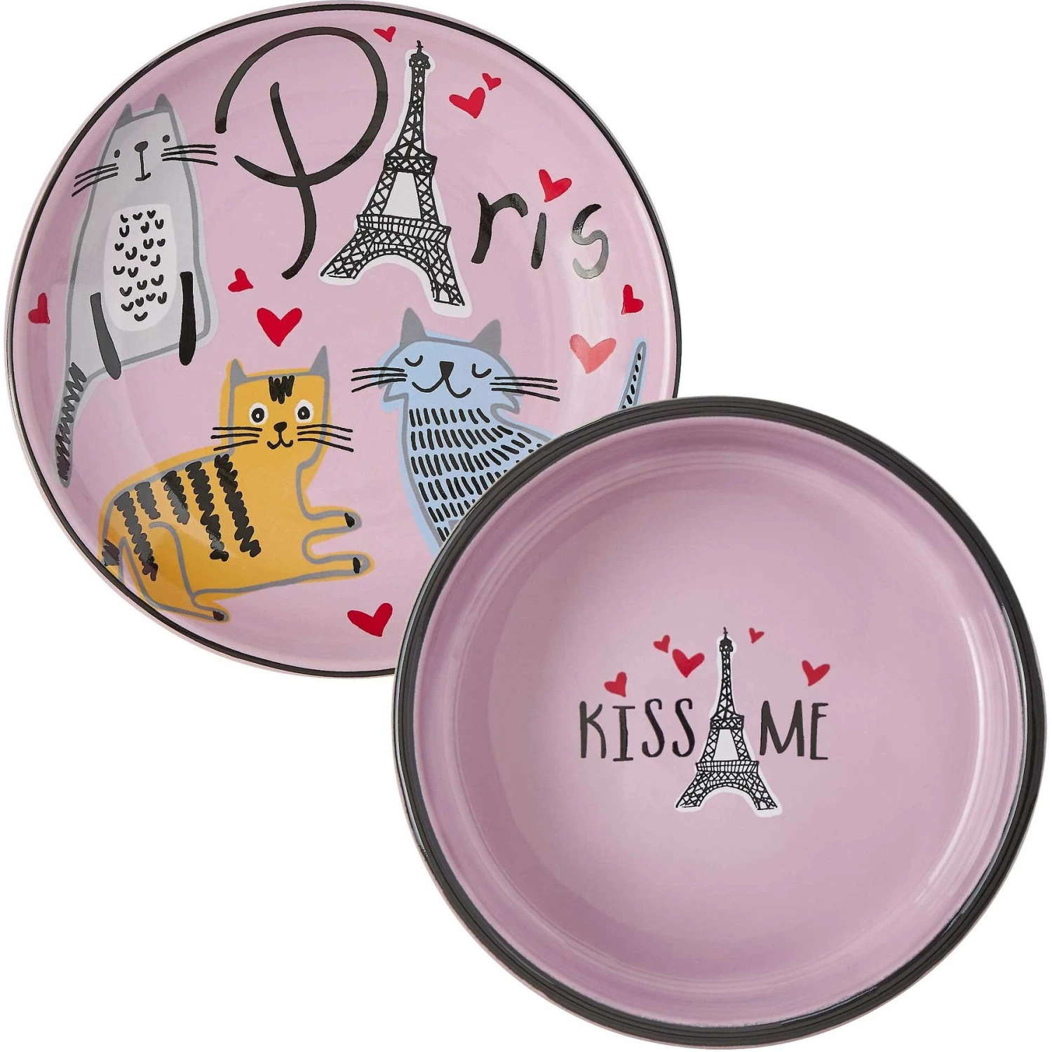 Frisco Paris Non-skid Ceramic Cat Dish & Frisco Paris Non-skid Ceramic Cat Dish 1 Frisco Paris Non-skid Ceramic Cat Dish & Frisco Paris Non-skid Ceramic Cat Dish