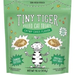 Tiny Tiger Pate Turkey & Giblets Recipe Grain-Free Canned Cat Food & Tiny Tiger Catnip Craze Flavor Filled Cat Treats -Wellness Sales Store 303760 PT5. AC SS1800 V1623083853