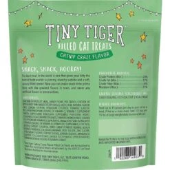 Tiny Tiger Pate Turkey & Giblets Recipe Grain-Free Canned Cat Food & Tiny Tiger Catnip Craze Flavor Filled Cat Treats -Wellness Sales Store 303760 PT6. AC SS1800 V1623067051