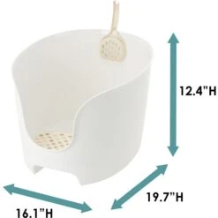 Richell PAW TRAX High Wall Cat Litter Box -Wellness Sales Store 316048 PT4. AC SS1800 V1675967358