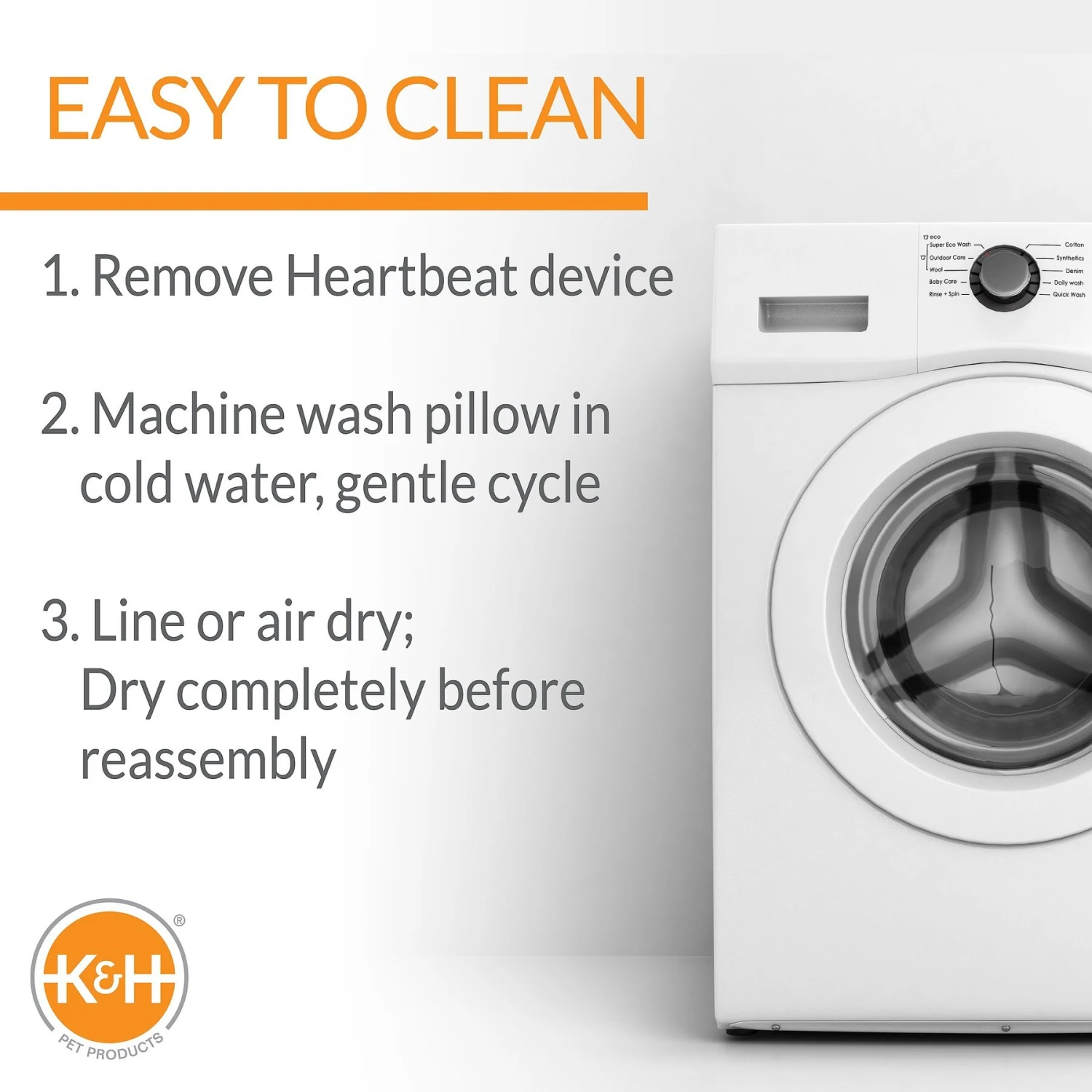 K&H Pet Products Mother's Heartbeat Kitty Heart Pillow 5 K&H Pet Products Mother's Heartbeat Kitty Heart Pillow - Image 5