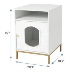 Frisco Elevated Side Table Litter Box Cover -Wellness Sales Store 322627 PT2. AC SS1800 V1661376260