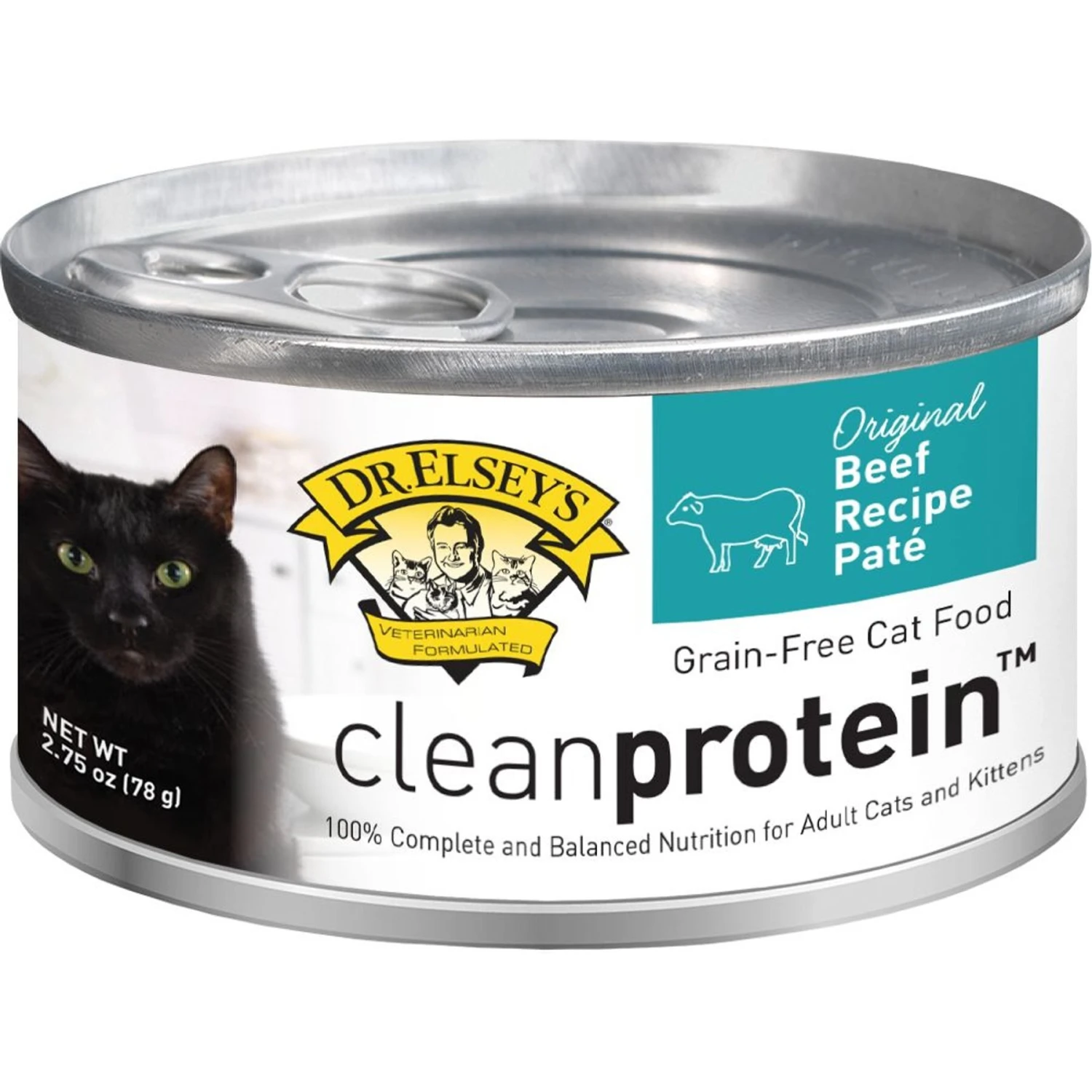 Dr. Elsey's Cleanprotein Beef Recipe Wet Cat Food 1 Dr. Elsey's Cleanprotein Beef Recipe Wet Cat Food