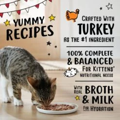 Tiny Tiger, Kitten Classic, Turkey Pate Recipe, Canned Cat Food 9 Tiny Tiger, Kitten Classic, Turkey Pate Recipe, Canned Cat Food -Wellness Sales Store 330996 PT3. AC SS1800 V1687284919