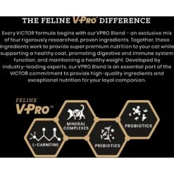 VICTOR Fit Feline Indoor Grain-Free Chicken Meal & Duck Meal Recipe Dry Cat Food -Wellness Sales Store 333762 PT3. AC SS1800 V1677679636