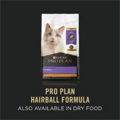 Purina Pro Plan Hairball Control Salmon Entree Pate Wet Cat Food, 3-oz Can, Case Of 24 -Wellness Sales Store 336310 PT6. AC SS1800 V1634073447