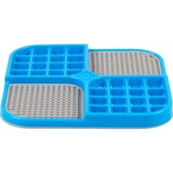 Hyper Pet IQ Banquet Dog & Cat Lick Mat, Blue/Gray -Wellness Sales Store 338386 PT4. AC SS1800 V1634651804