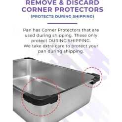 IPrimio Stainless Steel Cat Litter Box, X-Large -Wellness Sales Store 352817 PT3. AC SS1800 V1642529489