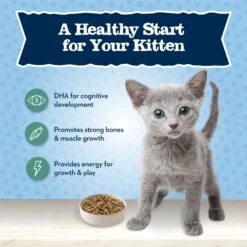 Blue Buffalo Baby Blue Healthy Growth Formula Grain-Free High Protein Chicken & Pea Recipe Kitten Dry Food -Wellness Sales Store 354158 PT3. AC SS1800 V1641339702