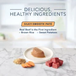 Blue Buffalo Tastefuls Spoonless Singles Beef Entrée Pate Adult Cat Food, 2.6-oz Cup, Case Of 24 12 Blue Buffalo Tastefuls Spoonless Singles Beef Entrée Pate Adult Cat Food, 2.6-oz Cup, Case Of 24 -Wellness Sales Store 354419 PT5. AC SS1800 V1642026777