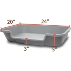 KittyGoHere Cat Litter Pan -Wellness Sales Store 363930 PT2. AC SS1800 V1643252239