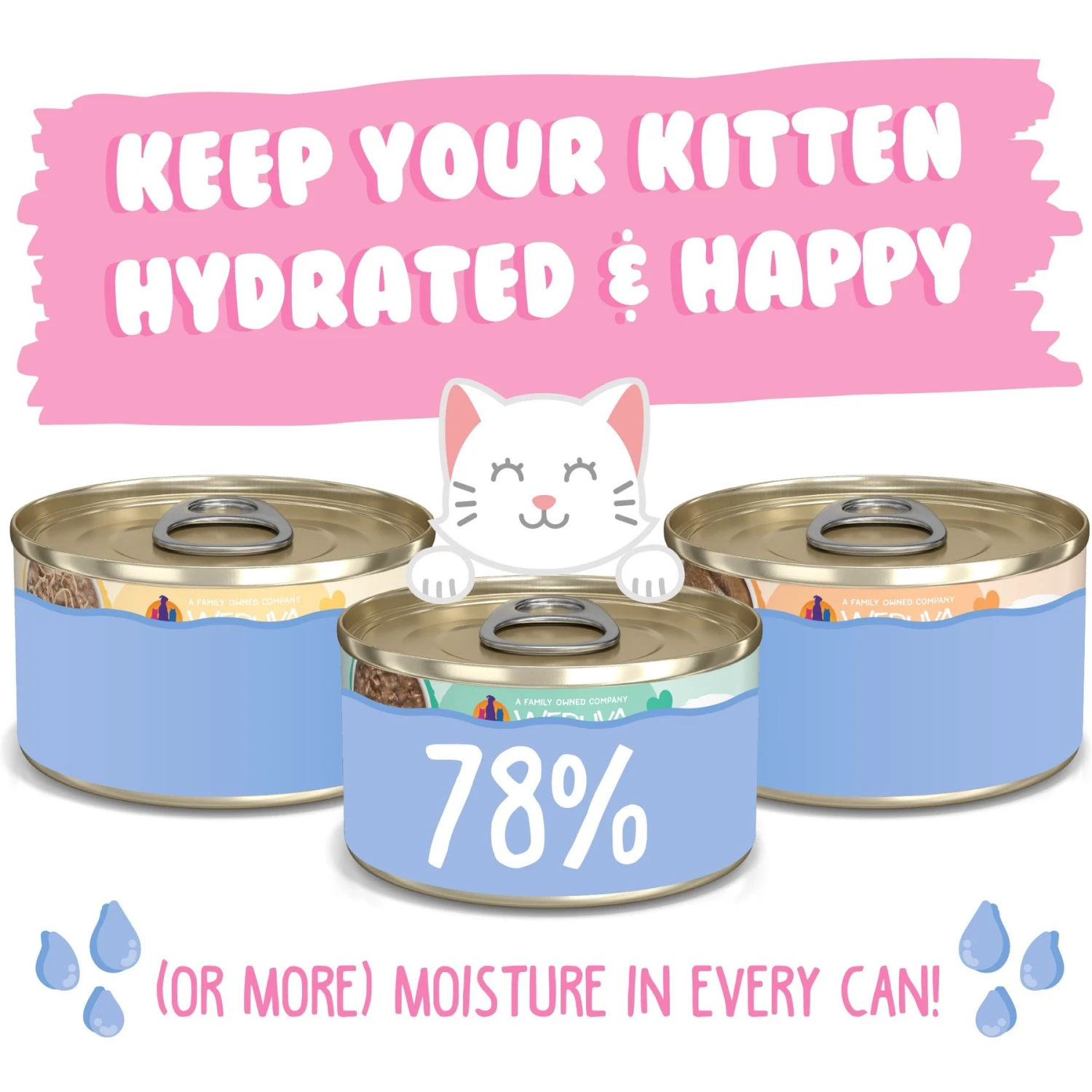 Weruva Kitten Can Jam! Chicken, Tuna & Salmon Flavored Pate Canned Cat Food Variety Pack 4 Weruva Kitten Can Jam! Chicken, Tuna & Salmon Flavored Pate Canned Cat Food Variety Pack - Image 4