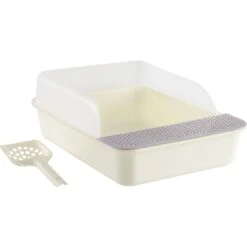 Sam's Pets Helix Cat Litter Box, White -Wellness Sales Store 373533 PT8. AC SS1800 V1647638506