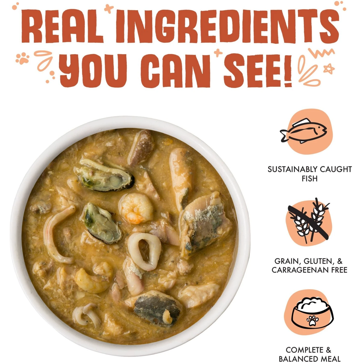 Weruva Marbella Paella With Mackerel, Shrimp & Mussels Grain-Free Canned Cat Food 3 Weruva Marbella Paella With Mackerel, Shrimp & Mussels Grain-Free Canned Cat Food - Image 3