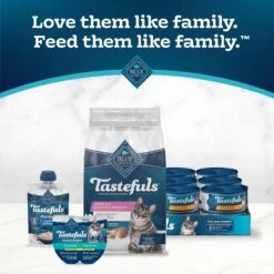 Blue Buffalo Tastefuls Sensitive Stomach Natural Chicken Adult Dry Cat Food -Wellness Sales Store 50765 PT8. AC SS1800 V1692642199