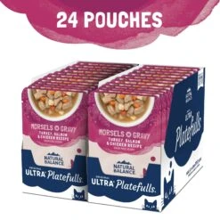 Natural Balance Platefulls Indoor Formula Turkey, Salmon & Chicken In Gravy Grain-Free Cat Food Pouches -Wellness Sales Store 50932 PT3. AC SS1800 V1688567844