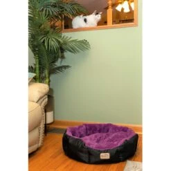 Armarkat Soft Cat Bed, Purple & Black, Large 11 Armarkat Soft Cat Bed, Purple & Black, Large -Wellness Sales Store 515662 PT2. AC SS1800 V1649348027