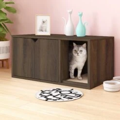 Way Basics Katville Litter Box Enclosure