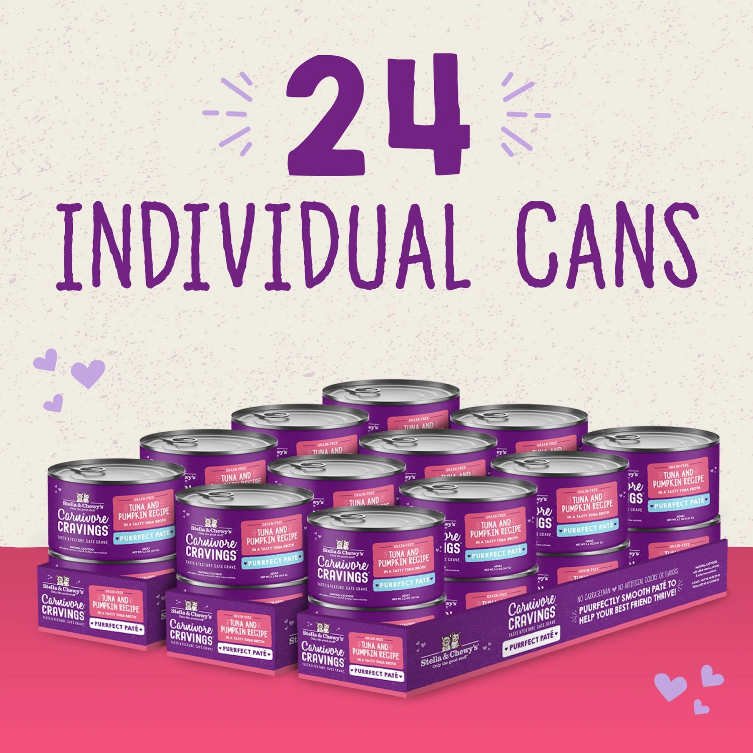 Stella & Chewy's Purrfect Pate Tuna & Pumpkin Flavored Pate Wet Cat Food 6 Stella & Chewy's Purrfect Pate Tuna & Pumpkin Flavored Pate Wet Cat Food - Image 6