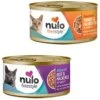 Nulo Freestyle Minced Beef & Mackerel In Gravy Grain-Free Canned Cat Food & Nulo Freestyle Shredded Turkey & Halibut In Gravy Grain-Free Canned Cat Food