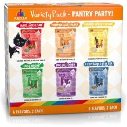 Weruva Cats In The Kitchen Pantry Party Variety Pack Grain-Free Cat Food, 3-oz Pouch, Case Of 12 & BFF Rainbow A Gogo Variety Pack Wet Cat Food Pouches, 3-oz, Case Of 12 -Wellness Sales Store 611606 PT2. AC SS1800 V1661528024