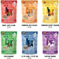 Weruva Cats In The Kitchen Pantry Party Variety Pack Grain-Free Cat Food, 3-oz Pouch, Case Of 12 & BFF Rainbow A Gogo Variety Pack Wet Cat Food Pouches, 3-oz, Case Of 12 -Wellness Sales Store 611606 PT3. AC SS1800 V1661530581