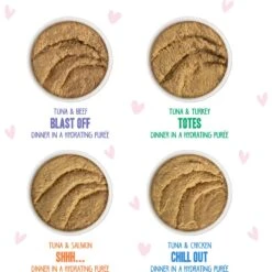 Weruva Best Feline Friend Paté Lovers, Aw Yeah! Paté Jamboree! Variety Pack Grain-Free Wet Cat Food, 2.8-oz Pouch, Case Of 12 & BFF Play Pate Lovers Pate Partay Variety Pack Wet Cat Food, 3-oz Pouch, Pack Of 12 -Wellness Sales Store 611846 PT8. AC SS1800 V1661548552