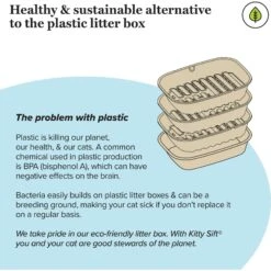 Kitty Sift Disposable Sifting Cat Litter Box Kit 15 Kitty Sift Disposable Sifting Cat Litter Box Kit -Wellness Sales Store 613294 PT6. AC SS1800 V1663711554