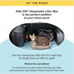Kitty Sift Disposable Cat Litter Box, 6 Count -Wellness Sales Store 613310 PT7. AC SS1800 V1663772508