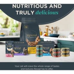 Reveal Natural Grain-Free Tuna With Seaweed In Broth Flavored Wet Cat Food, 2.47-oz Can, Case Of 24 -Wellness Sales Store 637814 PT6. AC SS1800 V1663106551
