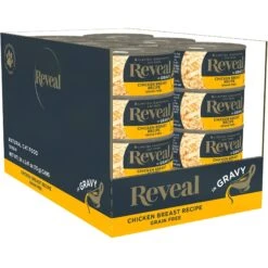 Reveal Natural Grain-Free Chicken Breast In Gravy Flavored Wet Cat Food, 2.47-oz Can, Case Of 24