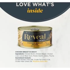 Reveal Natural Grain-Free Chicken Breast In Gravy Flavored Wet Cat Food, 2.47-oz Can, Case Of 24 -Wellness Sales Store 637942 PT2. AC SS1800 V1663106004